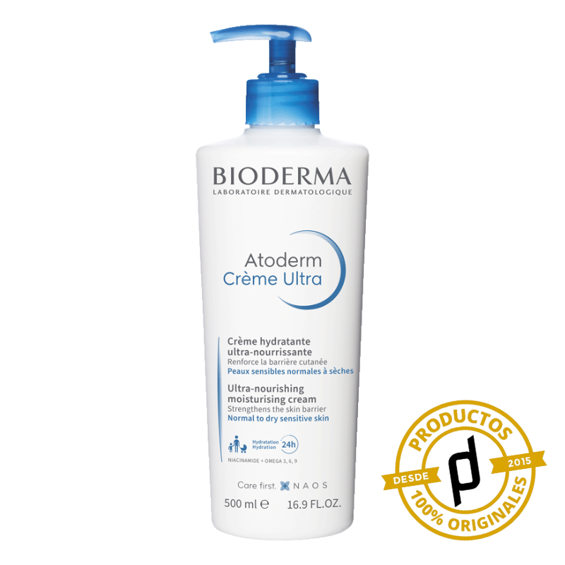 Bioderma Atoderm Crema Ultra 500ml - Dermaproductos Guatemala