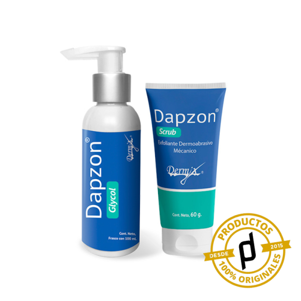 Dermix Dapzon Scrub Glycol 100ml + 60g - Dermaproductos Guatemala