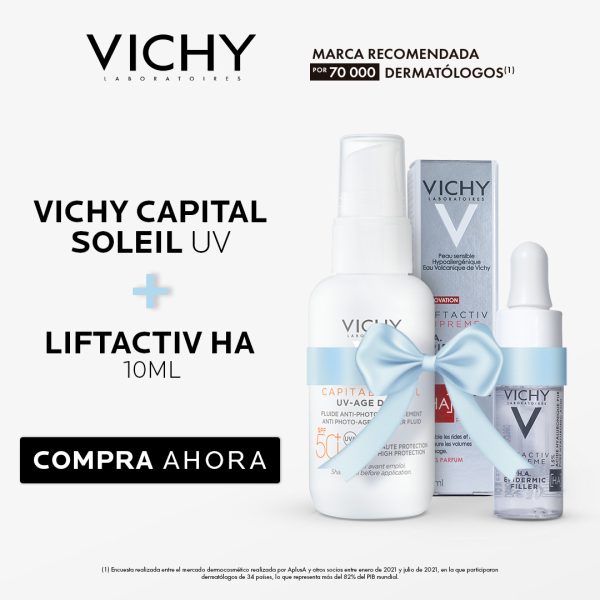 Vichy Pack Capital Soleil UV-Age + Mini Liftactiv H.A.