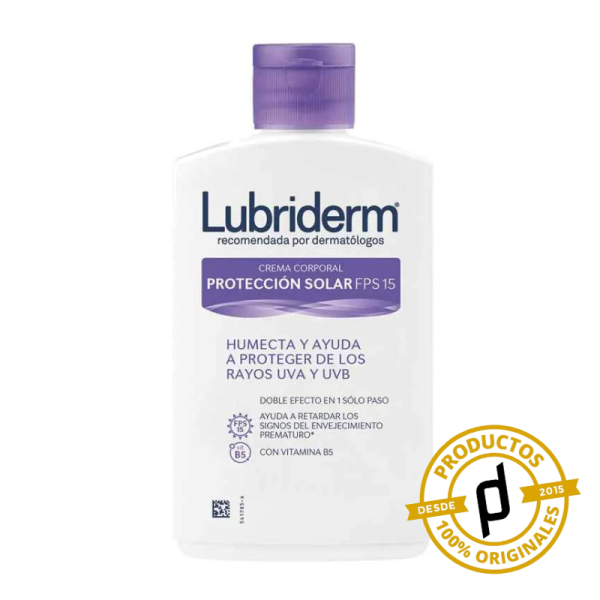 Lubriderm Crema Corporal Protección Solar FPS 15 120ml