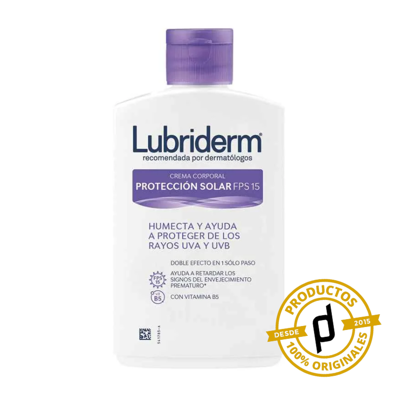 Lubriderm Crema Corporal Protección Solar FPS 15 120ml