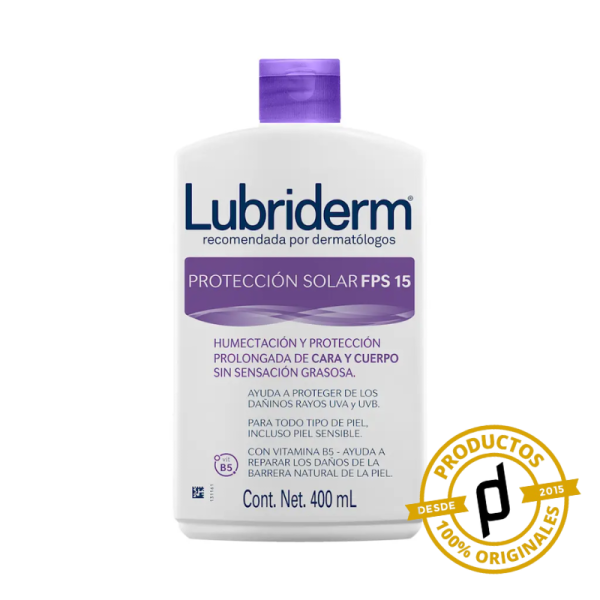 Lubriderm Crema Corporal Protección Solar FPS 15 400ml