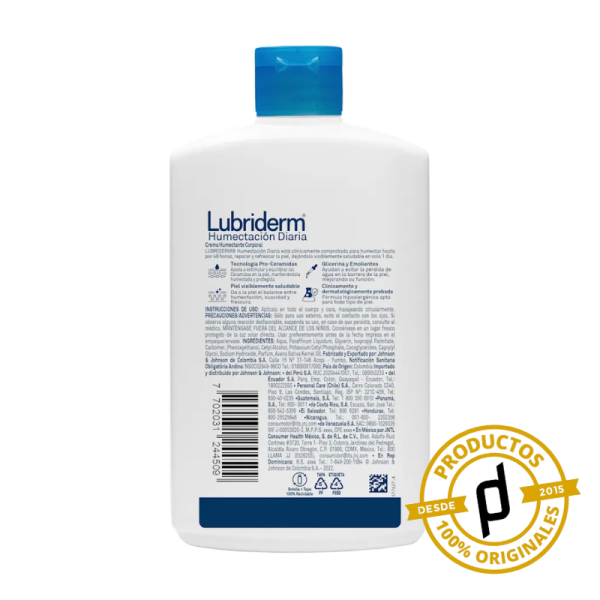 Lubriderm Humectación Diaria 400ml
