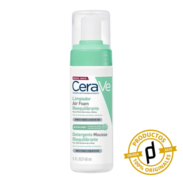 CeraVe Limpiador Air Foam Reequilibrante 148ml