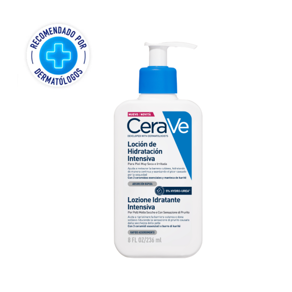 CeraVe Loción Hidratante Intensiva 5% Hydro-Urea 236ml