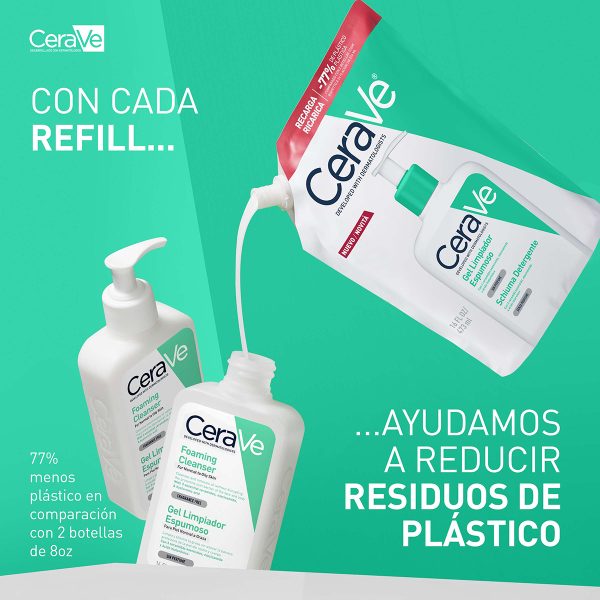 CeraVe Recarga Gel Limpiador Espumoso 473ml