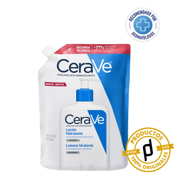 CeraVe Recarga Loción Hidratante Piel Normal a Seca 473ml