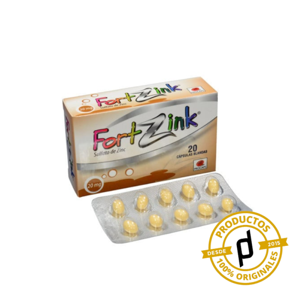 Procaps FortZink 20mg 20 Cápsulas