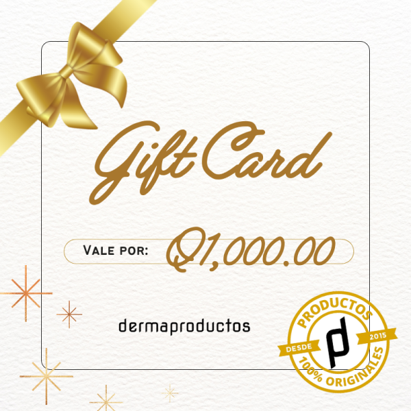 Certificado de Regalo por Q1,000.00