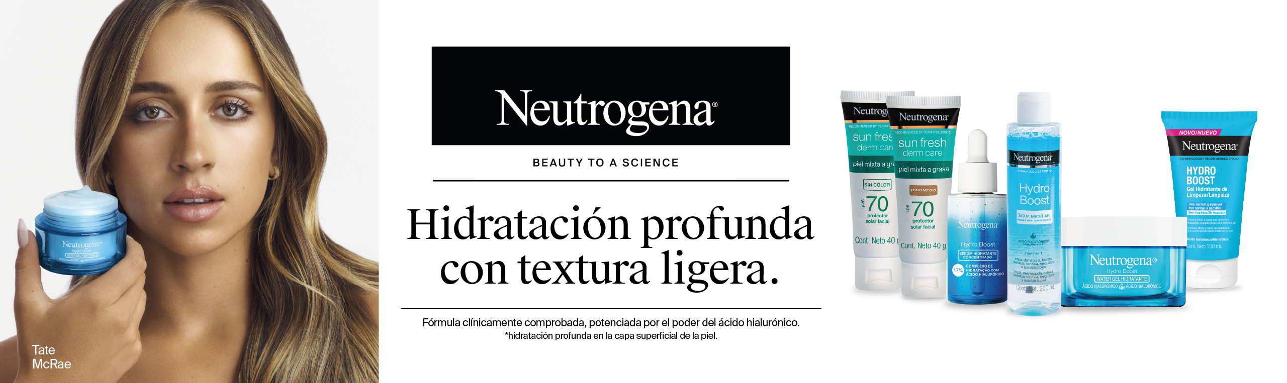Banner Neutrogena - Dermaproductos Guatemala
