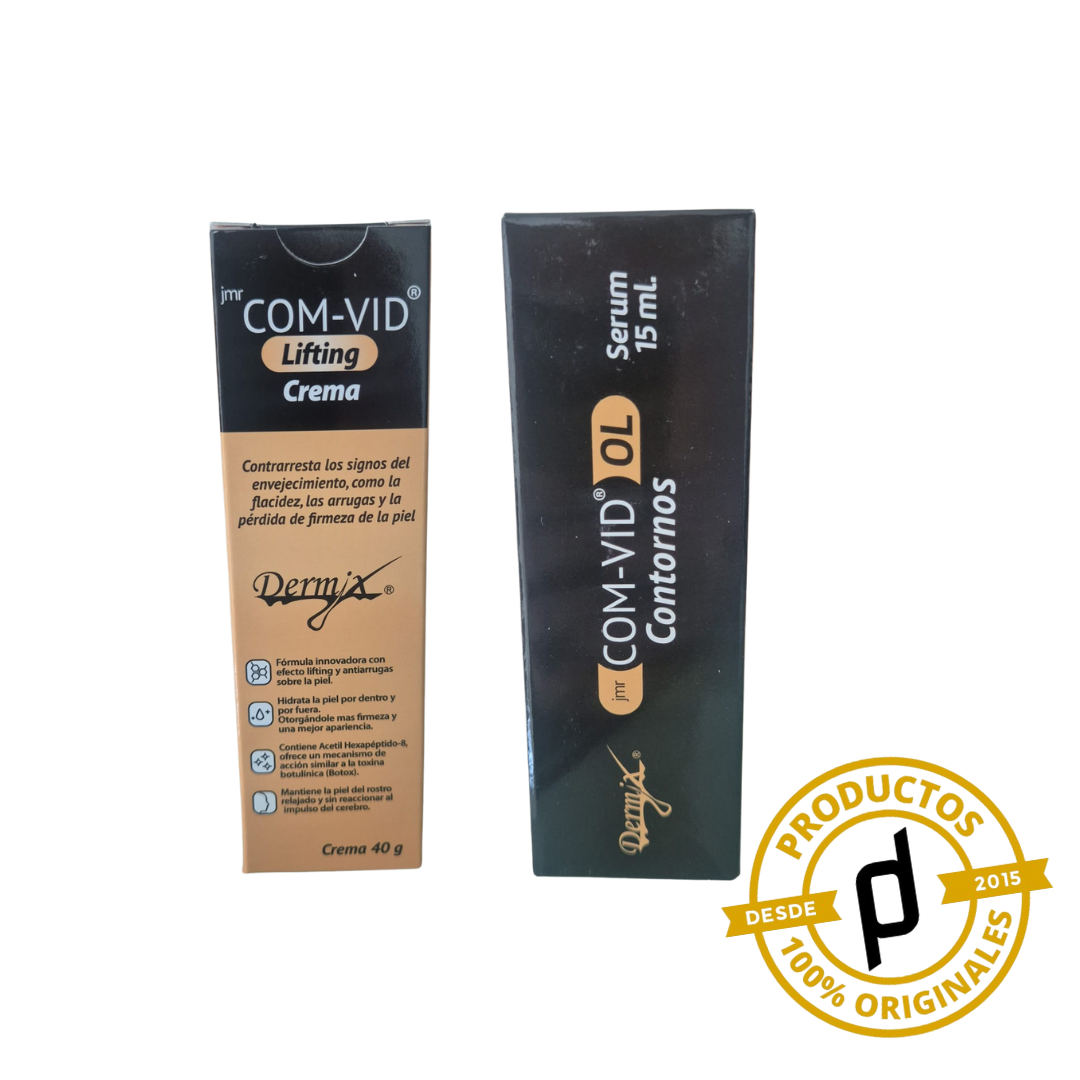 Dermix COM-VID Golden C + COM-VID Algae ¡Gratis! - Dermaproductos Guatemala