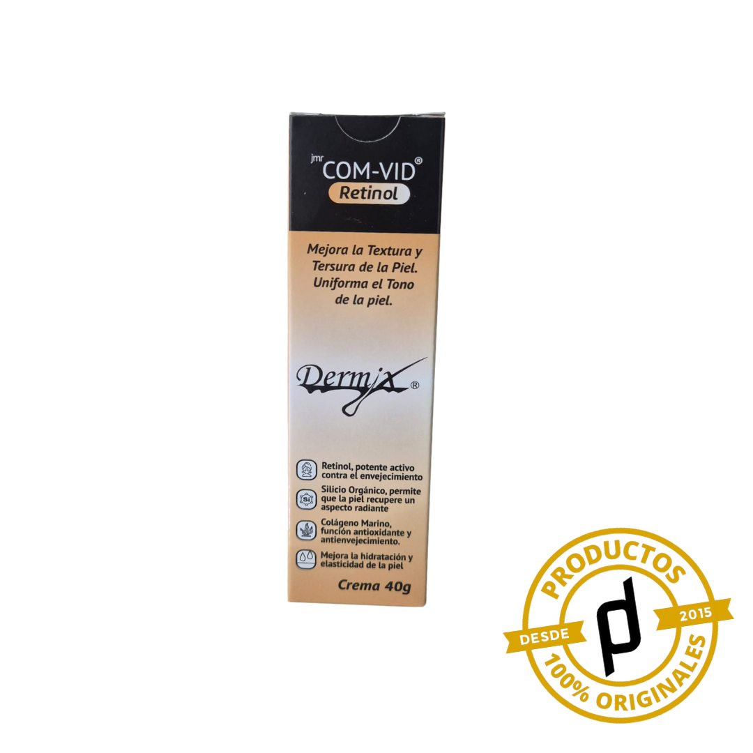 Dermix COM-VID Retinol 40g - Dermaproductos Guatemala