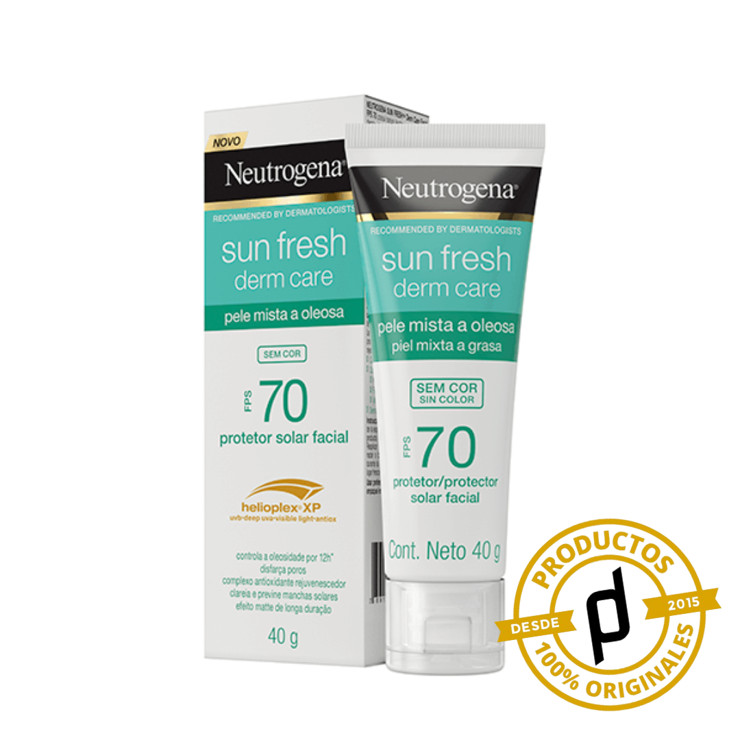 Neutrogena Sun Fresh Sin Color FPS 70 40g - Dermaproductos Guatemala