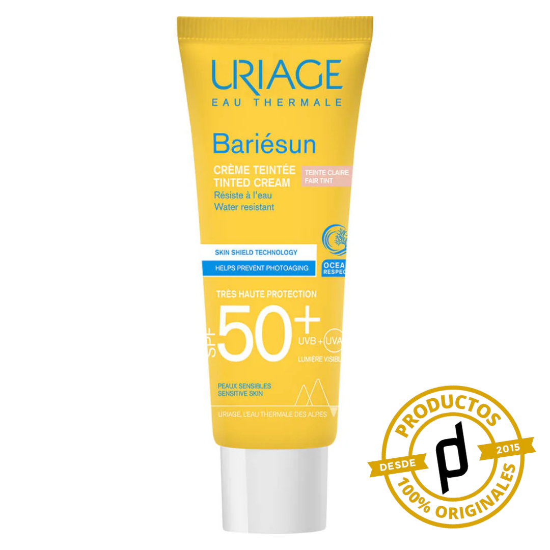 Uriage Bariésun FPS50+ Crema Con Color Tono Claro 50ml - Dermaproductos Guatemala