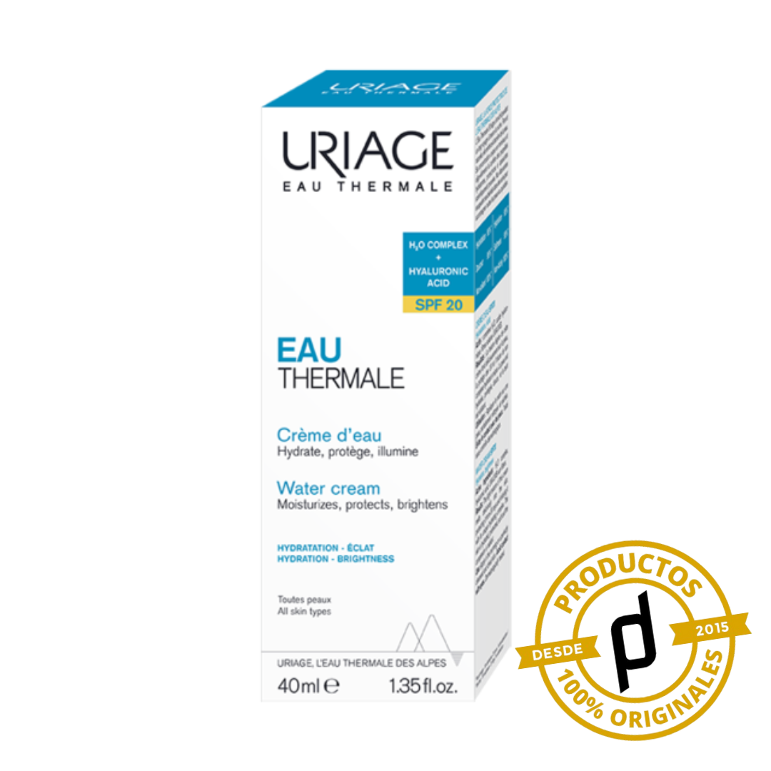 Uriage Crema de Agua 40ml - Dermaproductos Guatemala