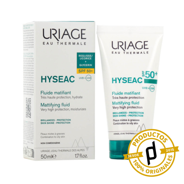 Uriage Hyseac Fluido Matificante FPS50+ 50ml