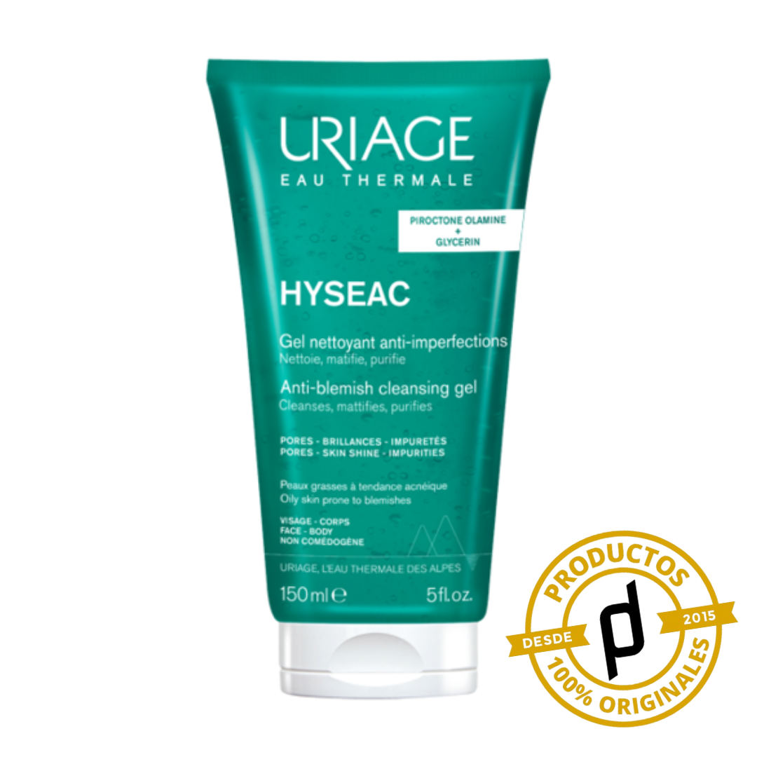 Uriage Hyséac Gel Limpiador Purificante 150ml - Dermaproductos Guatemala