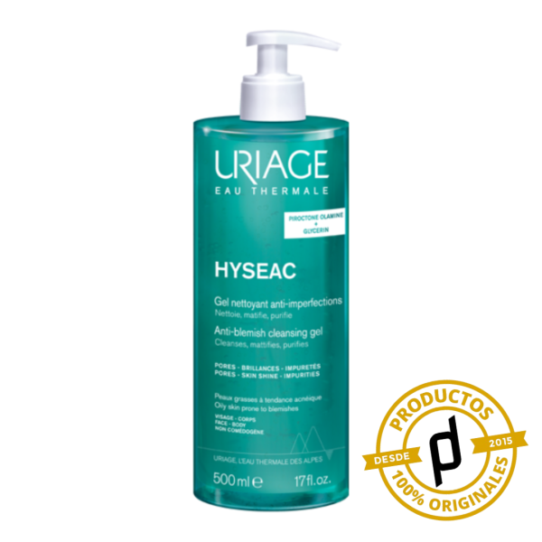 Uriage Hyséac Gel Limpiador Purificante 500ml