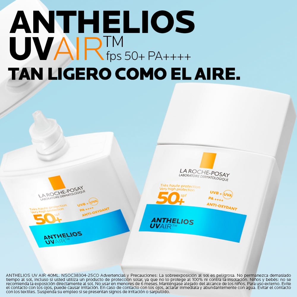 La Roche Posay Anthelios UV Air Oil Control SPF50+ 40ml - Dermaproductos Guatemala