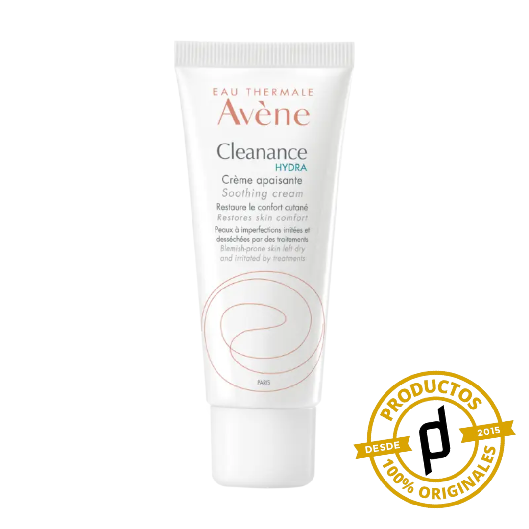 Avène Cleanance Hydra Crema Calmante 40ml - Dermaproductos Guatemala