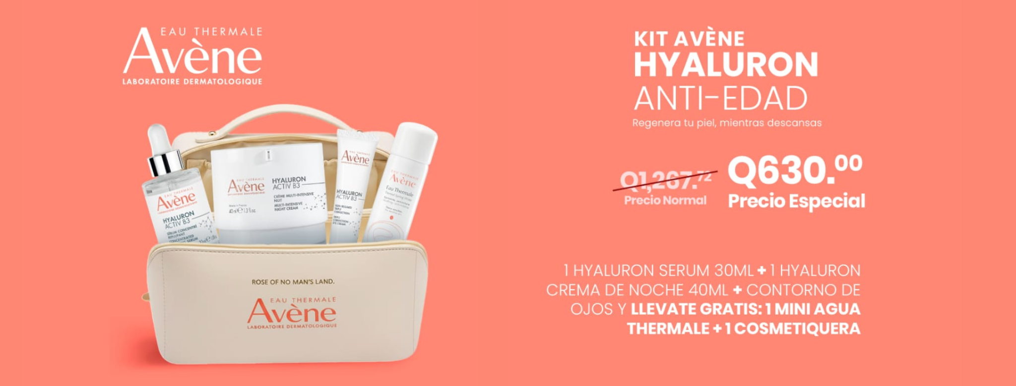 Banner Avene Kit - Dermaproductos Guatemala