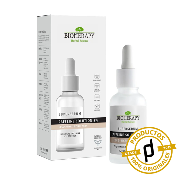 BioHerapy Caffeine Solution 5% + EGCG + Ácido Hialurónico Super Serum 30ml