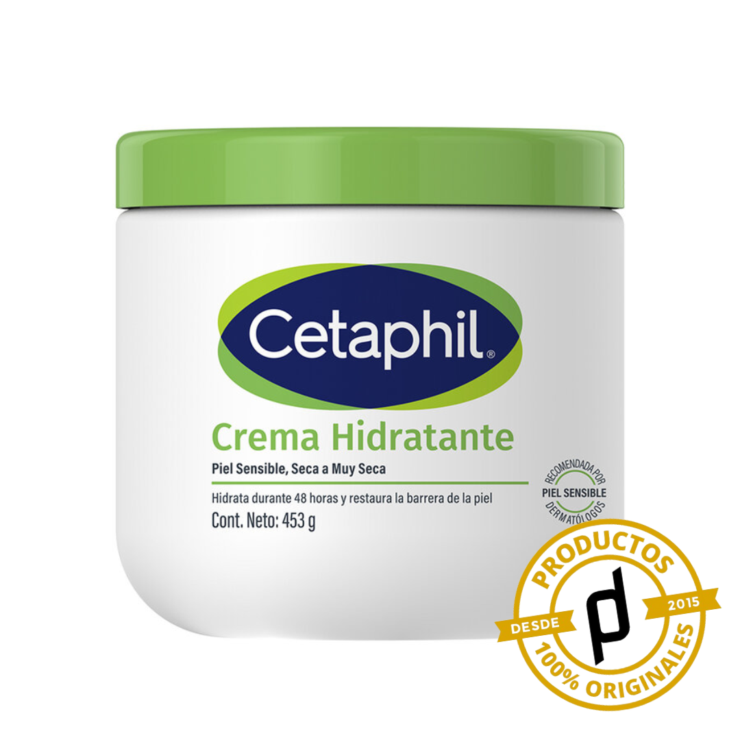 Cetaphil Crema Hidratante 453g - Dermaproductos Guatemala