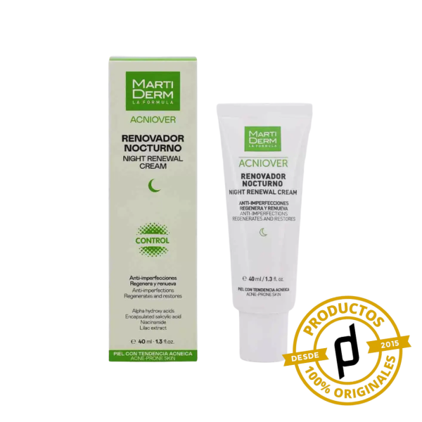 Martiderm Acniover Renovador Nocturno 40ml