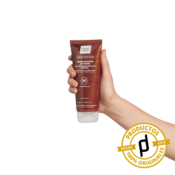 Martiderm Hair System Champú Anticaída Antiaging 200ml