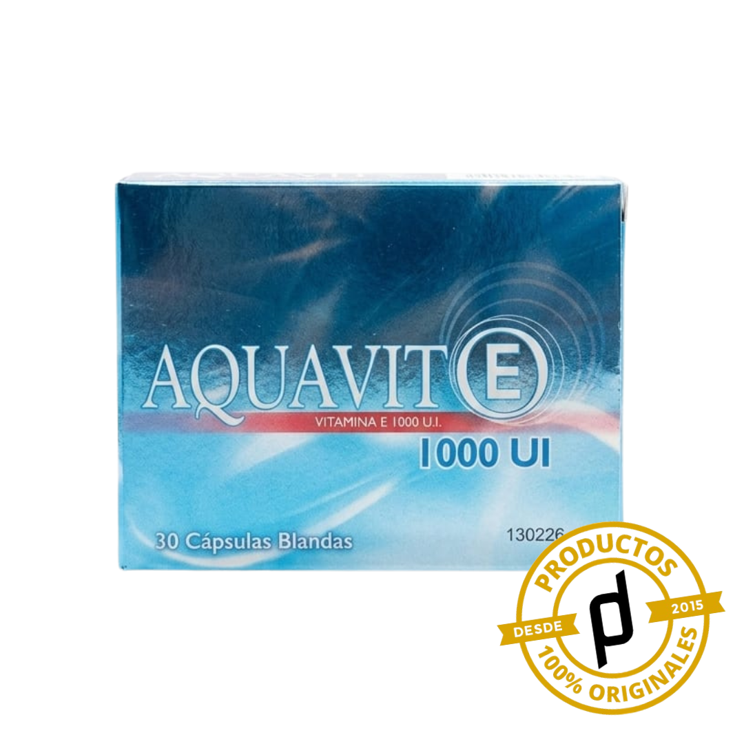 Procaps Aquavit E 1000UI 30 Cápsulas - Dermaproductos Guatemala