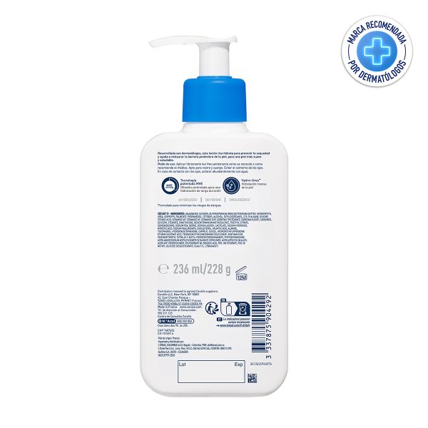 CeraVe Loción Hidratante Intensiva 5% Hydro-Urea 236ml