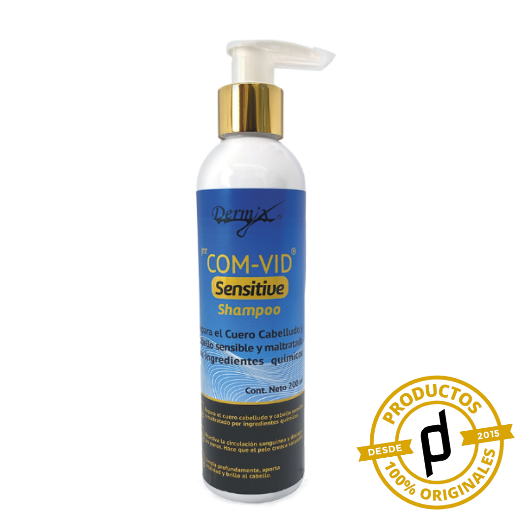 Dermix COM-VID Sensitive Shampoo 200ml - Dermaproductos Guatemala