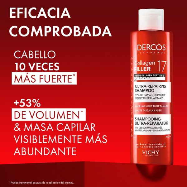 Vichy Dercos Collagen 17 Filler Shampoo 200ml