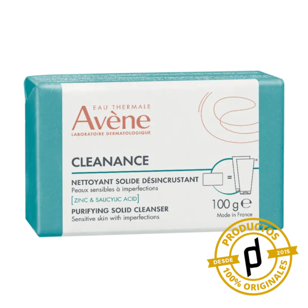 Avène Cleanance Barra Limpiadora Purificante 100g