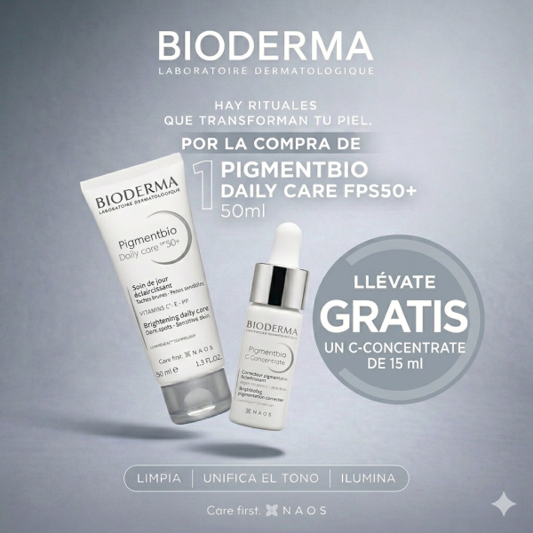 Bioderma PACK Pigmentbio Daily Care FPS50 + C-Concentrate ¡Gratis!