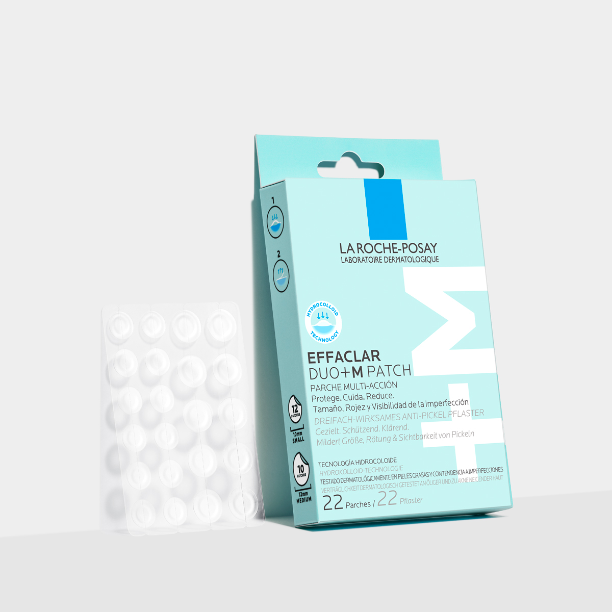 La Roche-Posay Effaclar DUO+M Parches Anti-Granos 22 Unidades - Dermaproductos Guatemala