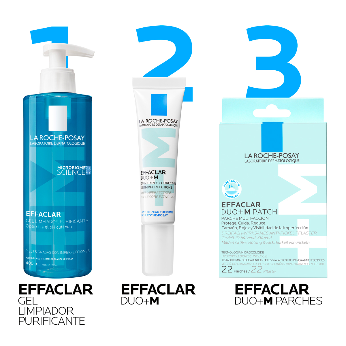 La Roche-Posay Effaclar DUO+M Parches Anti-Granos 22 Unidades - Dermaproductos Guatemala