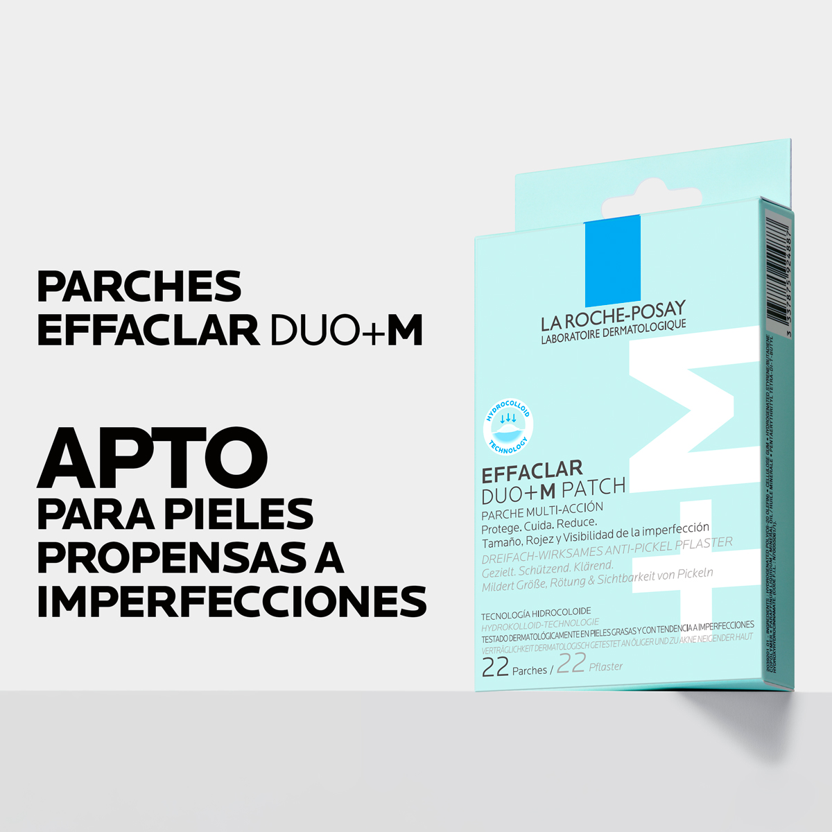 La Roche-Posay Effaclar DUO+M Parches Anti-Granos 22 Unidades - Dermaproductos Guatemala
