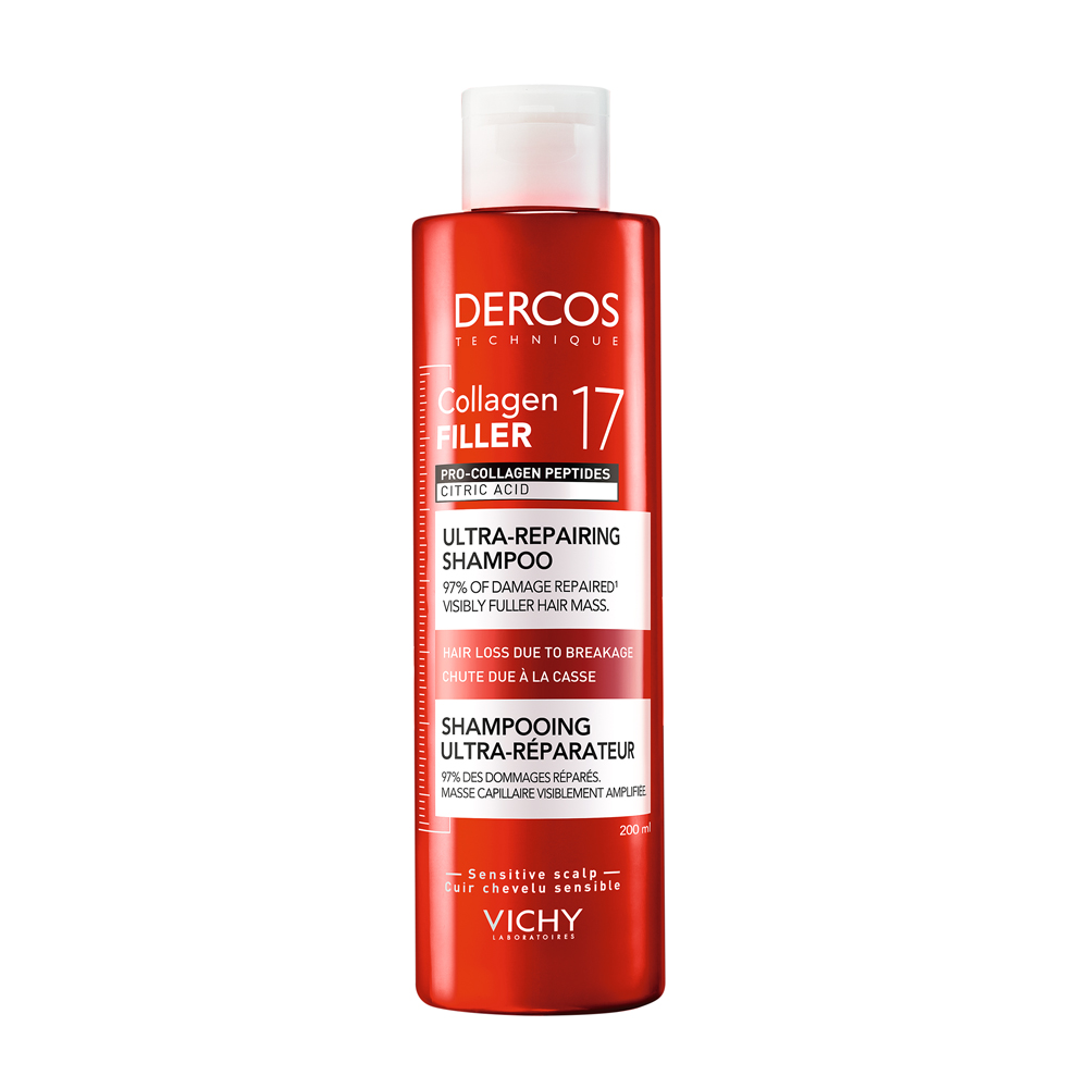 Vichy Dercos Collagen 17 Filler Shampoo 200ml - Dermaproductos Guatemala
