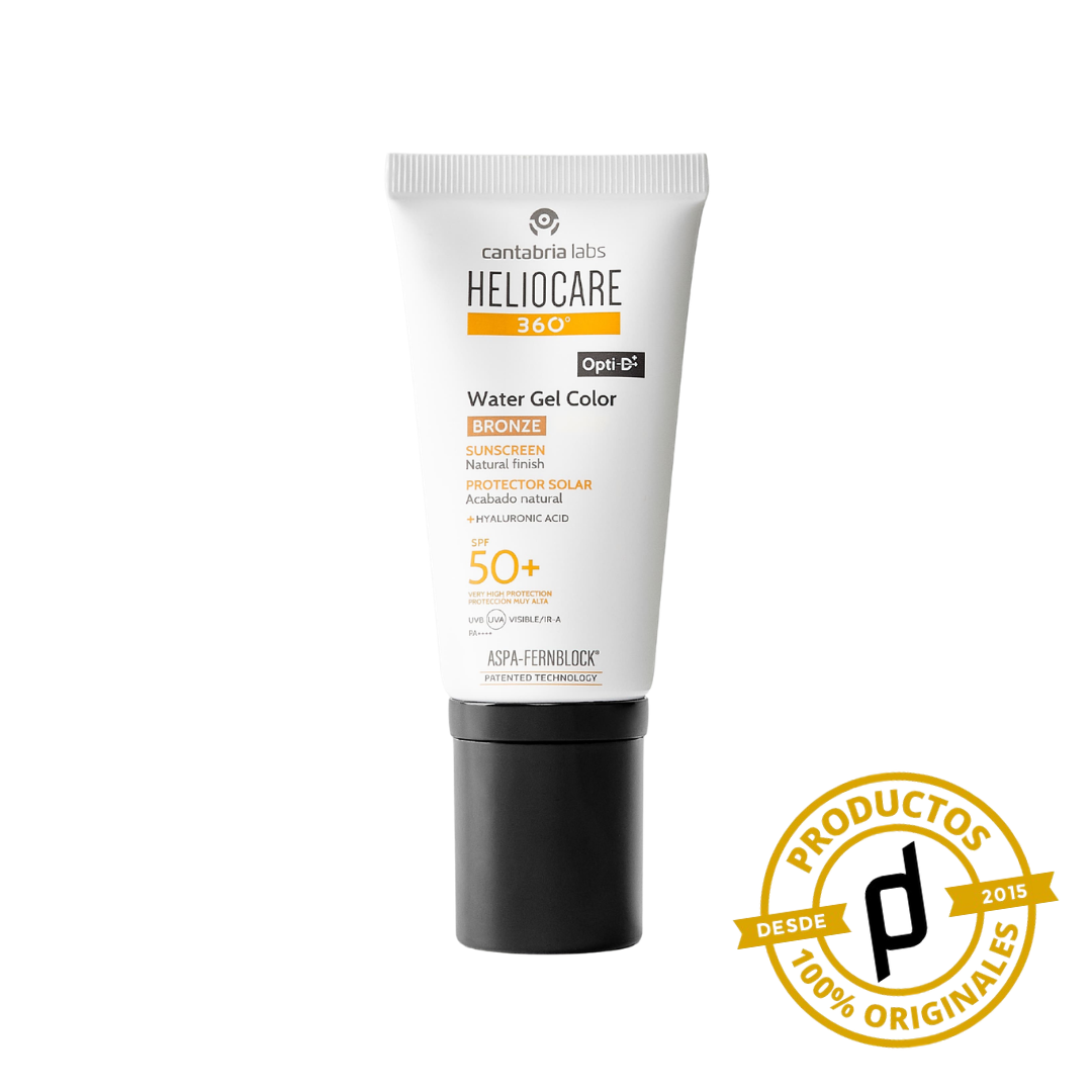 Heliocare 360° Water Gel Bronze SPF 50+ 50ml - Dermaproductos Guatemala