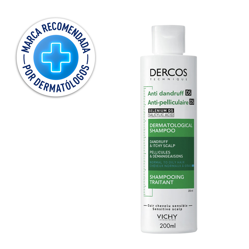 Vichy Dercos Anticaspa DS 200ml - Dermaproductos Guatemala