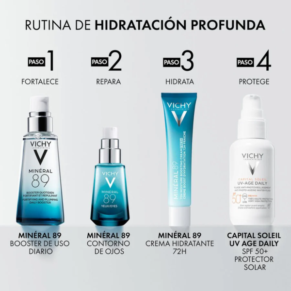 Vichy Minéral 89 Crema Boost de Hidratación 72H 40ml