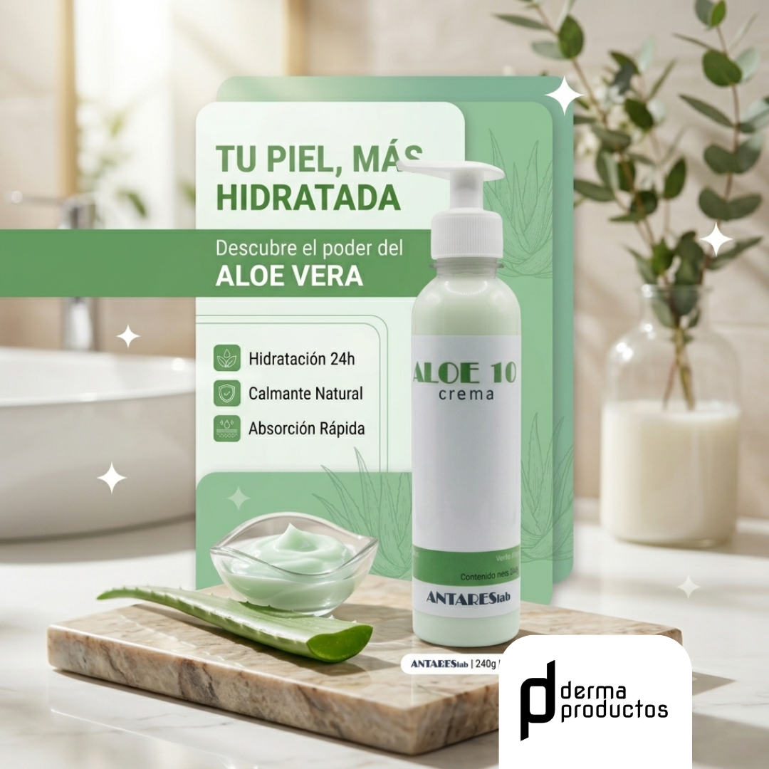 AntaresLab Aloe 10 Crema 240ml - Dermaproductos Guatemala (1)
