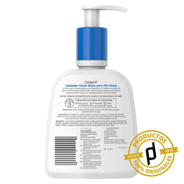 Cetaphil Limpiador Para Piel Grasa 237ml