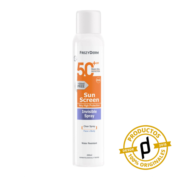 Frezyderm SunScreen Invisible Spray FPS50+ 200ml