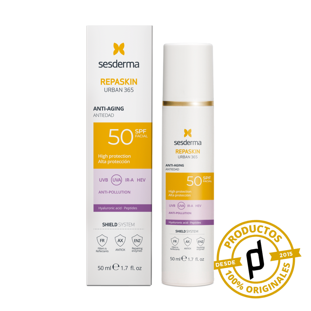Sesderma Repaskin Urban 365 Antiedad FPS50 50ml - Dermaproductos Guatemala