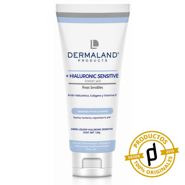 Dermaland + Hialuronic Sensitive Syndet pH5 120ml – Dermaproductos Guatemala