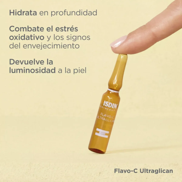 Isdin Flavo-C Ultraglican 10 ampollas x 2ml