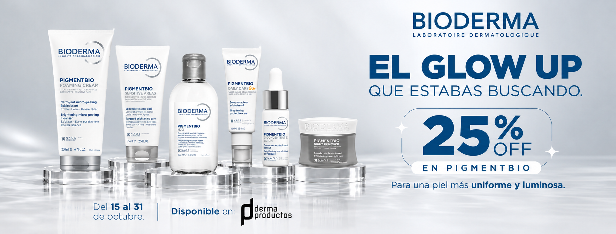 Glow Up con Bioderma Pigmentbio